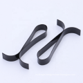 Customized stamping process flat spring steel black painting stainless steel clips